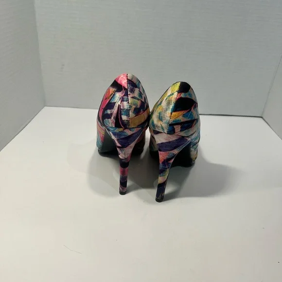 Call It Spring Multicolor Patterned Heels - Picture 4 of 6